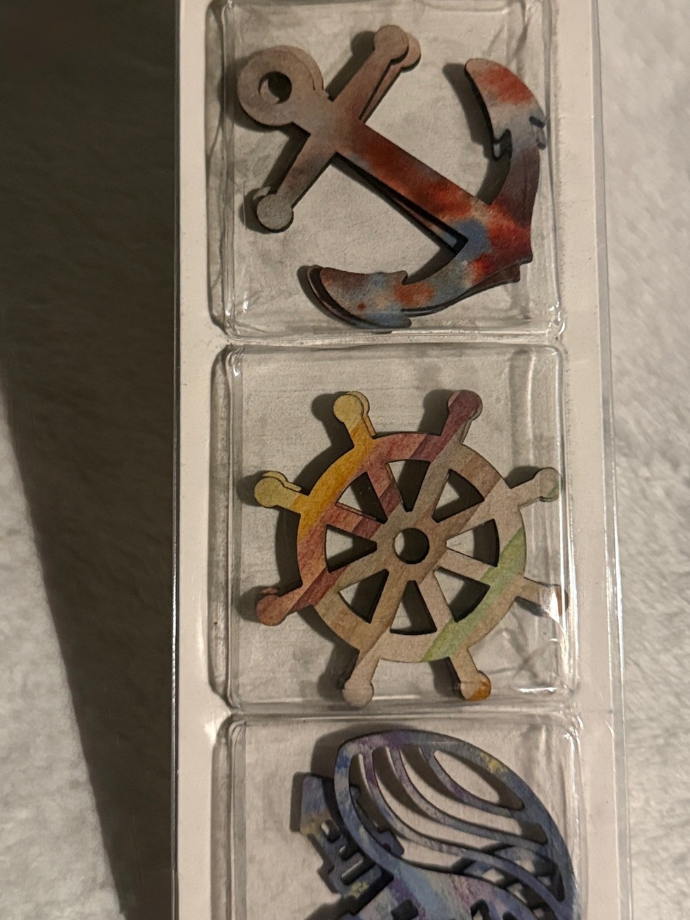 Crafter's Square 6PC Chipboard Nautical Themed Shapes